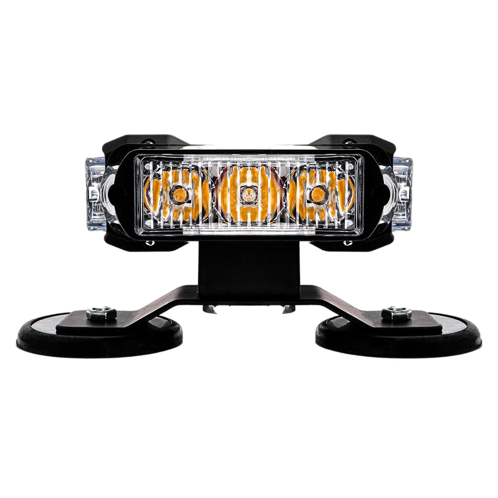 

54 LED 12V Amber Vehicle Roof Top Emergency Hazard Warning Strobe Light Bar, High Power