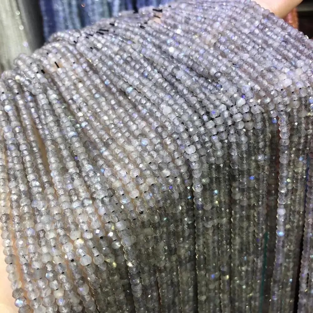 Бусины из натурального камня лабрадорит свободные бусины подвески для