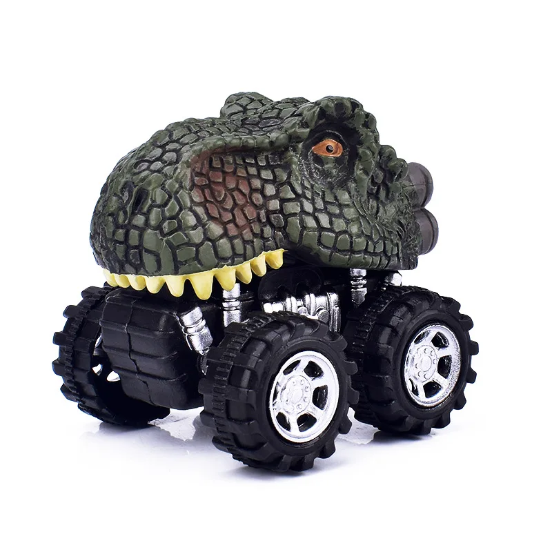 Игрушечные динозавры Заводной тянуть обратно автомобили Дино Модели животных