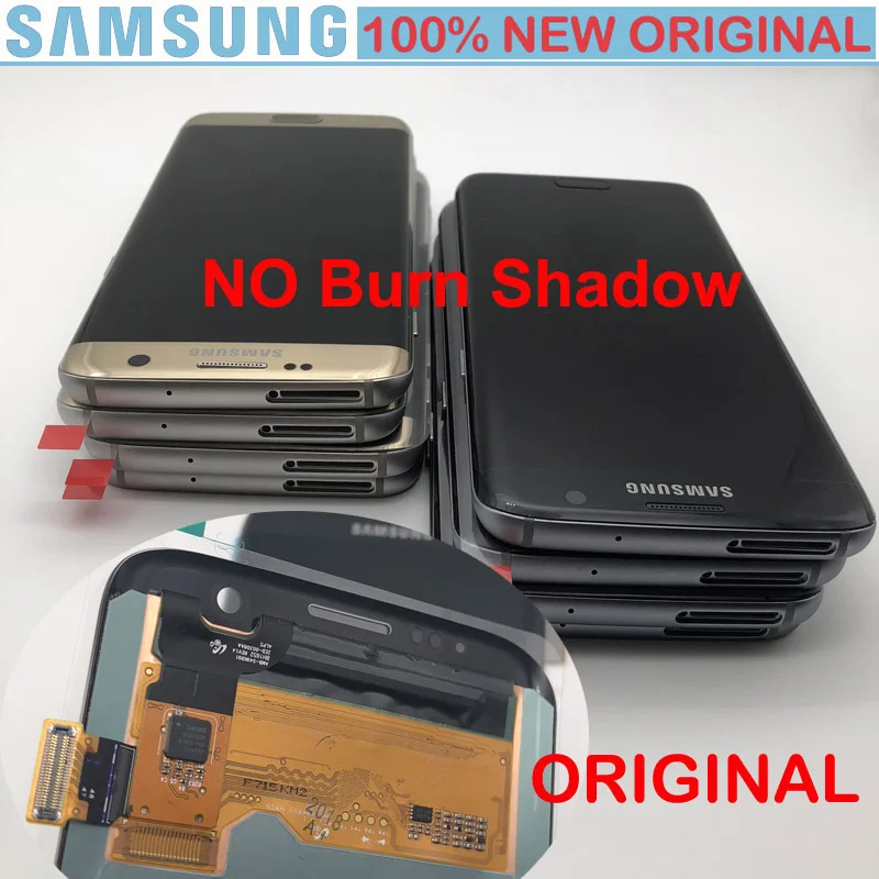 2560x1440 новый оригинальный 5 ''ЖК-дисплей для Samsung Galaxy S7 Edge G935 G935F G935FD G935V G935A ЖК