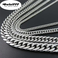 2019 stainless steel wholesalemen necklace jewelry gifts male friends hip hop necklaces women accessories long cuban link chain