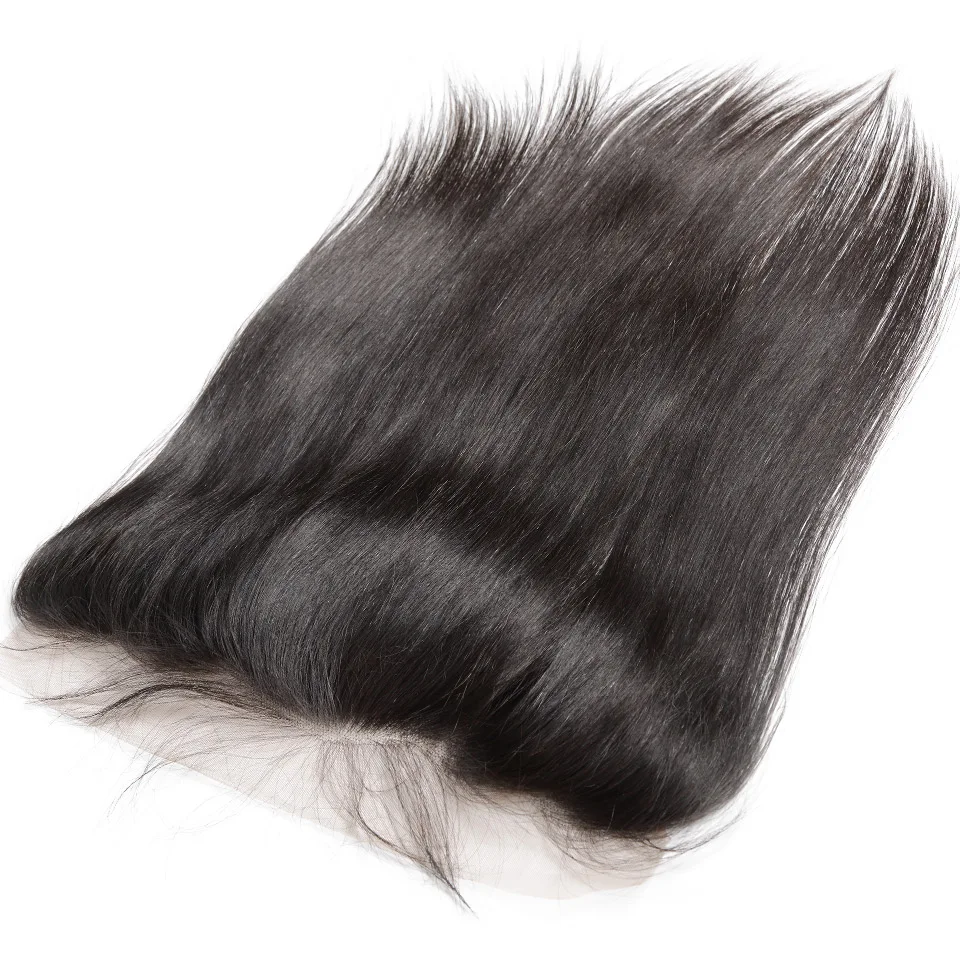 Luvin OneCut волосы прямые 8-30 28 перуанские волосы плетение с 13х4 Кружева Фронтальная застежка remy волосы натуральные человеческие волосы для наращивания