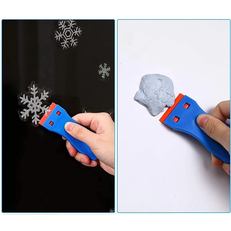 

Reusable Plastic Razor Scraper for Craft Vinyl Weeding Decal Sticker Remover Scraper Tool Easily Remove LBE