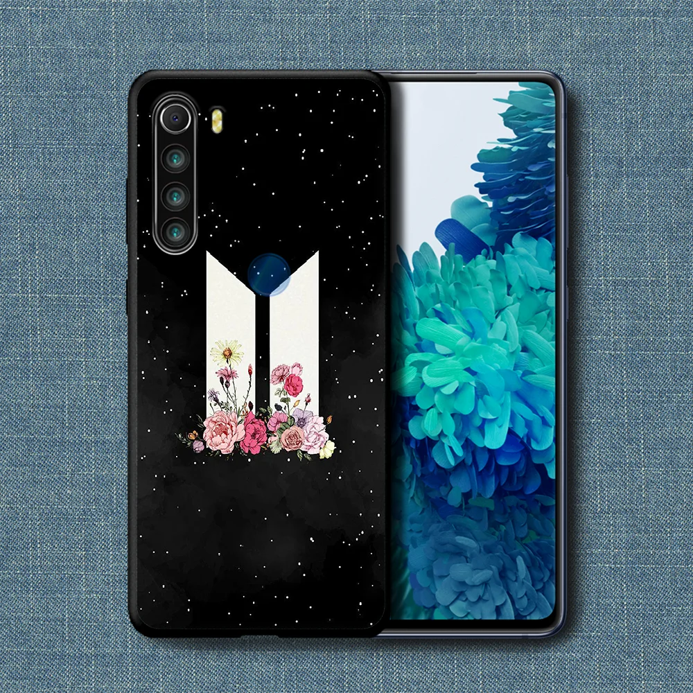 

Bangtan Boys Kpop Phone Case For Xiaomi Redmi Note 7 8 8T 9 9S 4X 7 7A 9A K30 Pro Ultra black Etui Painting Prime Pretty Bumper
