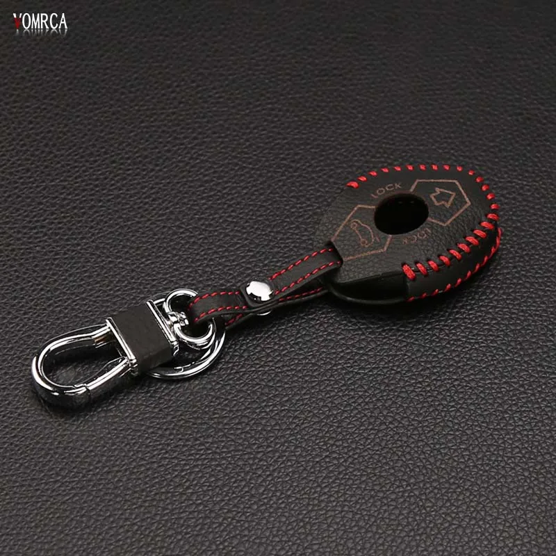 Кожаный чехол для ключей Защитная сумка кожаный BMW X3 X5 Z3 Z4 3 5 7 серии E38 E39 E46 E83 M5 325i