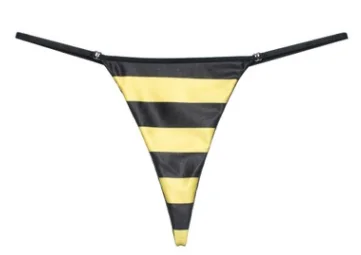 Black Yellow S-XL, женские хлопковые стринги, трусики-стринги, тонкий пояс, бикини, бесшовные стринги для женщин, с Т-образной застежкой, танга, Calcinha - Цвет: Black Yellow