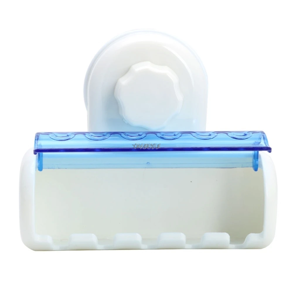 Присоска настенное крепление Ванная комната 5 позиций Зубная щётка держатель