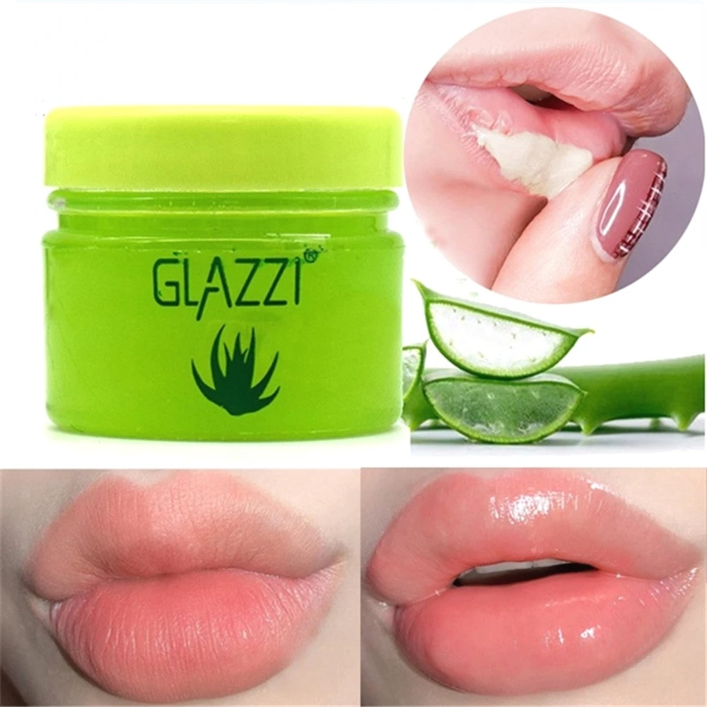 

15g Aloe Vera Lip Balm Transparent Colorless Lip Oil Lip Natural Aloe Extrac Jelly Moisturizing Long Last Anti-Crack Lip Care