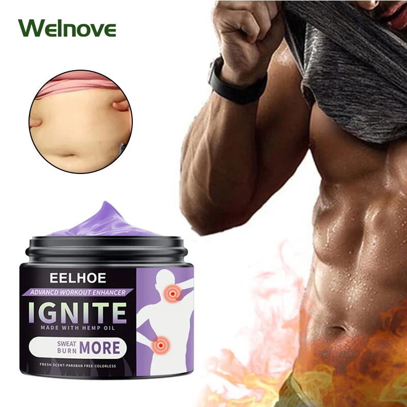 

1Pcs 30g Man Abdominal Muscle Cream Anti Cellulite Slimming Fat Burning Cream Body Firming Belly Muscle Tightening Body Shaping