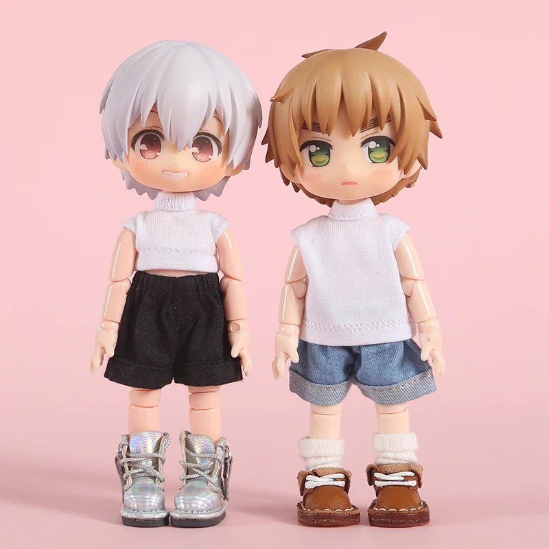 Новинка детская одежда ob11 1 / 12 шарнирная Милая футболка Одежда для кукол без