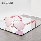 FENCHI поляризационные женские очки пилота розовые черные зеркальные очки для вождения солнцезащитные очки Oculos Feminino 2019 Zonnebril Dames