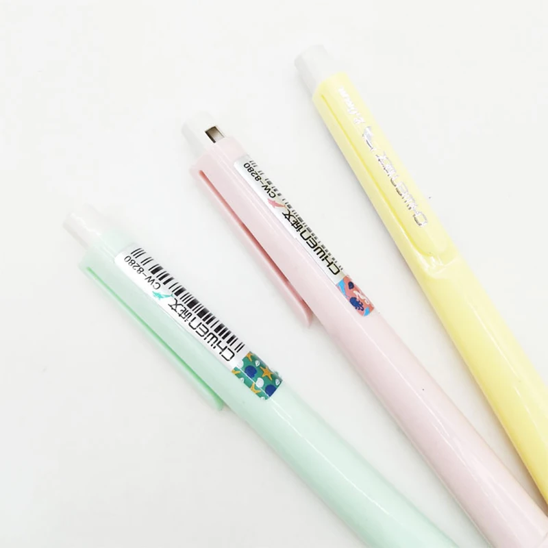 2 мм кавайные однотонные автоматические карандаши милый механический карандаш с