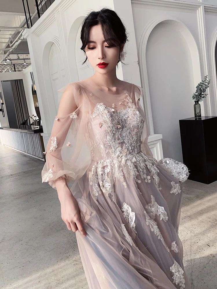 Женское вечернее платье с открытой спиной He's Bride элегантное разноцветными
