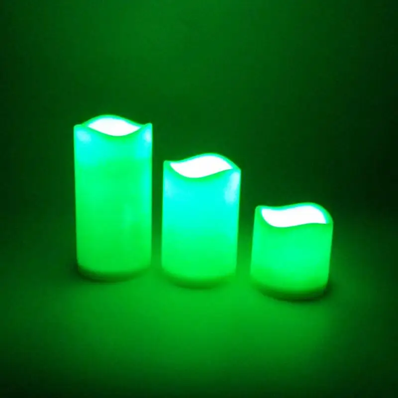 3 упаковки в наборе беспламенные Свечи Электронная свеча меняющая цвет красивые
