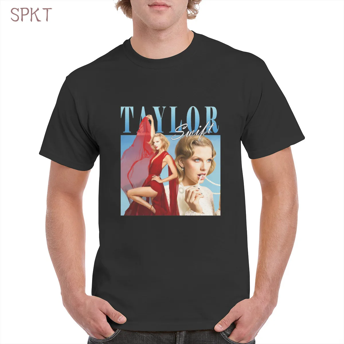 

Men's Sexy singer Retro graphic tshirt 100% cotton Homage Tay print design t shirt gothic punk top oversized men/women's T-Shirt