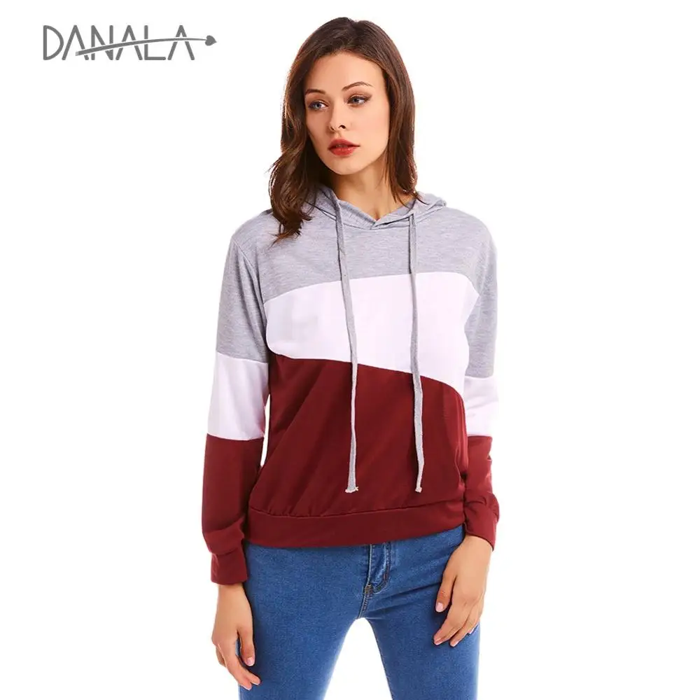 DANALA 2019 осенне зимний модный цветной свитер для женщин Европейский хит продаж