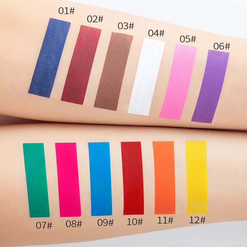 

Anti-fading eyeshadow cream multi-function eyeshadow 12 colors waterproof matte color eyeshadow cream eyeshadow palette