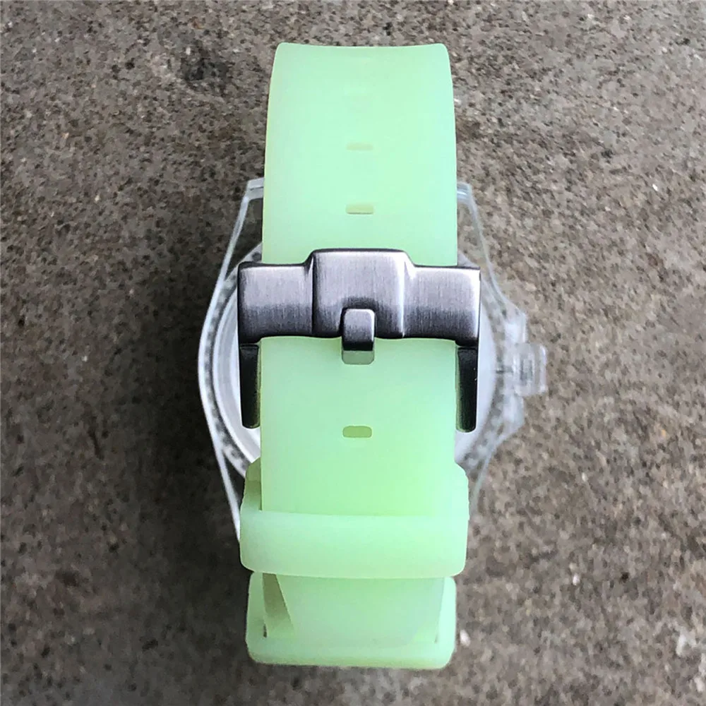 For NH35 Strap Luminous Watch Case 40MM Watch Case Watchband for NH36 Movement