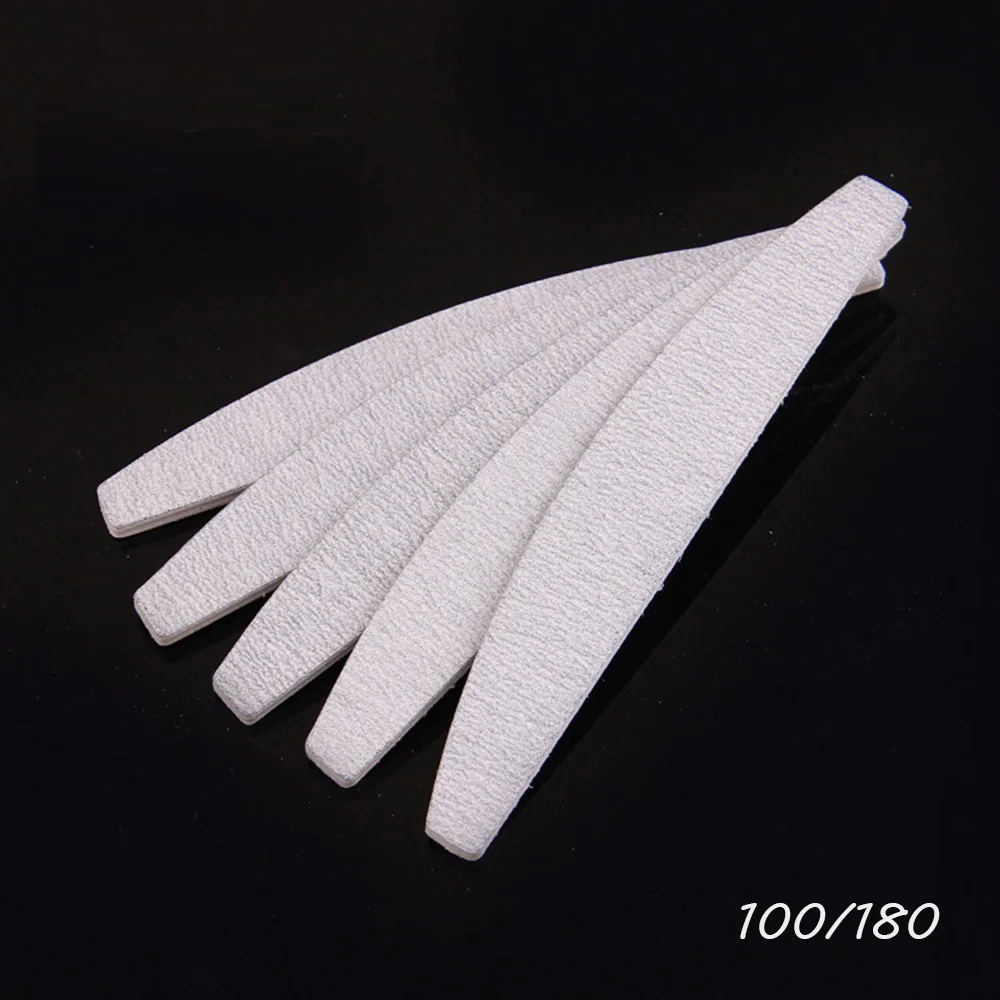 Лима Профессиональный пилка для ногтей буфер 100/180 серый губчатый полировщик Блок