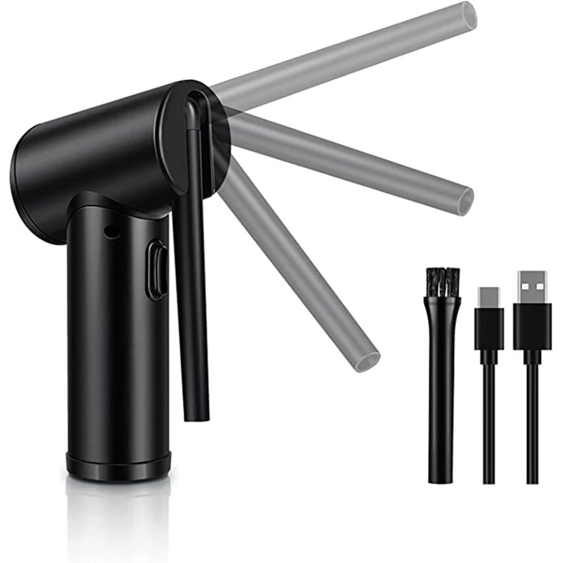 

Беспроводные со сжатым воздухом для очистки компьютера 40000 об/мин клавиатура присоски очиститель Перезаряжаемые очиститель воздуходувка д...