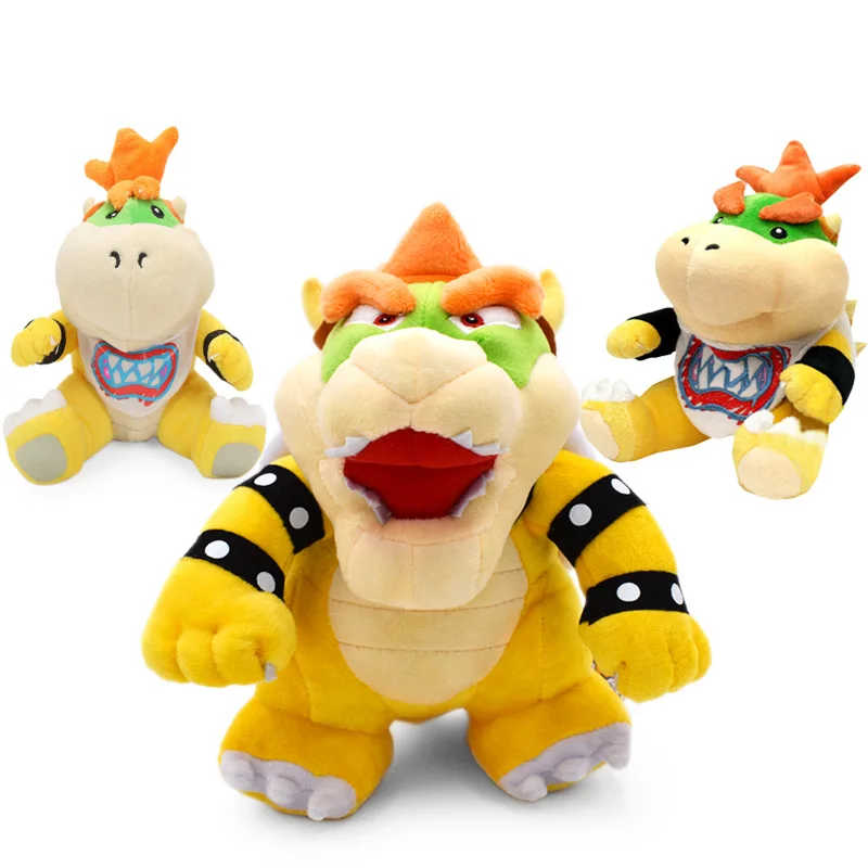 Bros Плюшевые игрушки 18-24 см Bowser JR Купа Боузер дракон плюшевая кукла братья мягкий