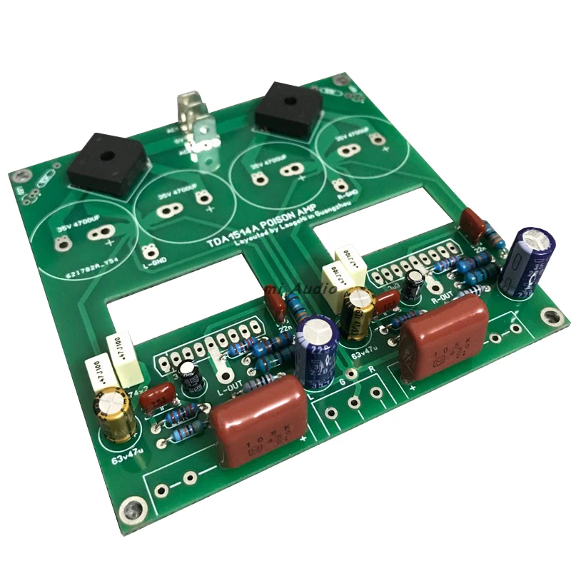Цифровой усилитель звука Lusya TDA1514A плата 50 Вт двухканальный Hi-Fi T1090 | Электроника