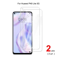 for huawei p40 lite 5g tempered glass screen protectors protective guard film hd clear 0 3mm 9h hardness 2 5d
