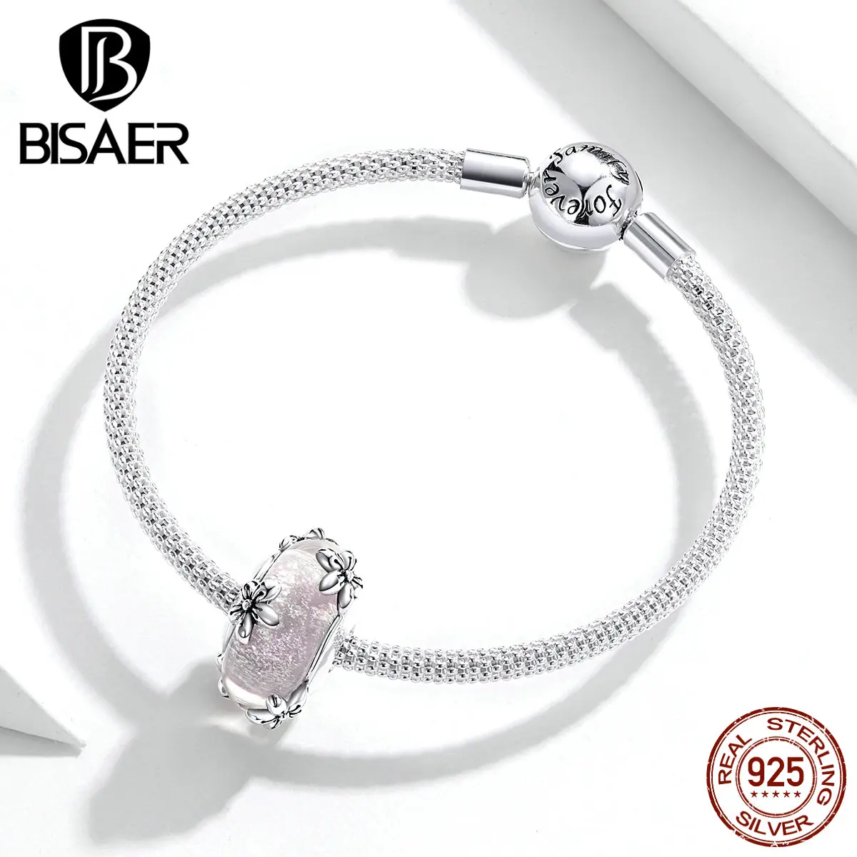 Стеклянные бусины яркий цвет Серебряный цветок маргаритки европейские