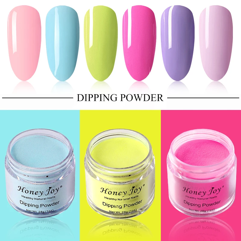 Очень мелкий порошок для ногтей 28 г/кор. окунающий розовый синий фиолетовый без