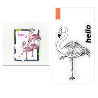 metal cutting dies and flamingo stamps set for scrapbooking diy decoration craft embossing stencil 2021 new arrival