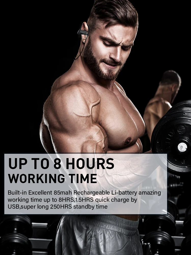 Pottnar Новый IPX7 Водонепроницаемый Бег Спорт Беспроводной наушники Bluetooth гарнитура