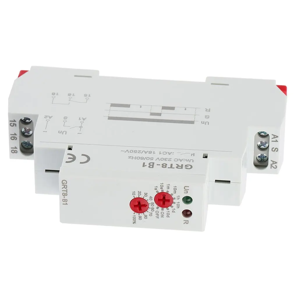 Новое реле времени выключения питания задержки таймера на DIN-рейке тип