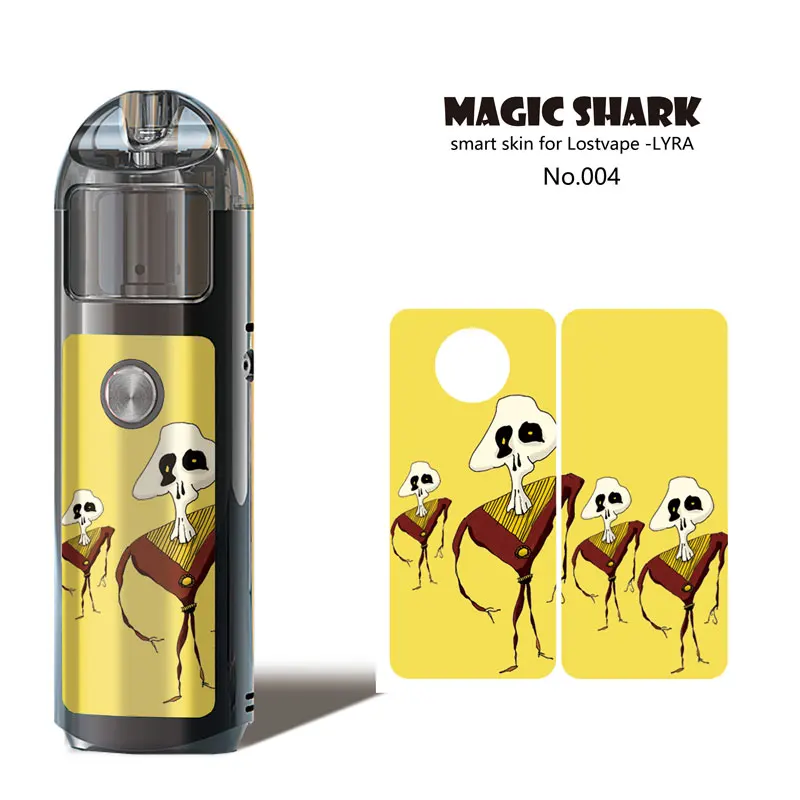 Волшебная Акула новинка 2019 флаг США Череп лист на капле ПВХ стерео футляр для