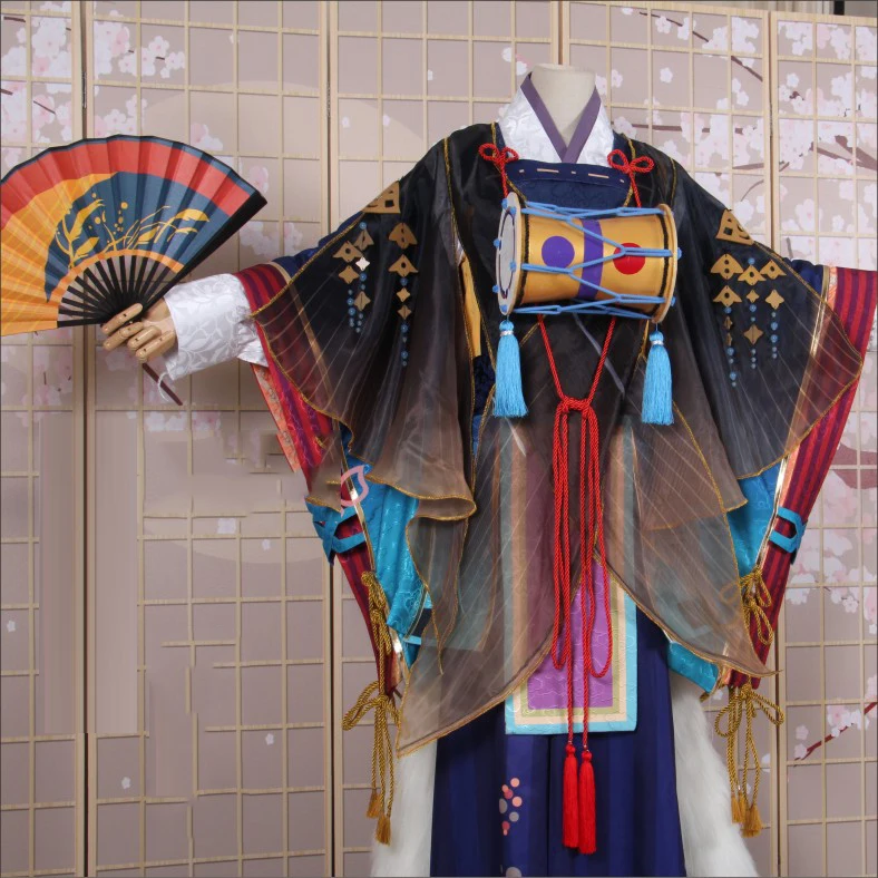 Индивидуальный размер SSR Onmyoji tamamo no Mae Косплей Костюм первое unawaken кимоно платье wafuku Униформа костюмы для Хэллоуина аниме одежда