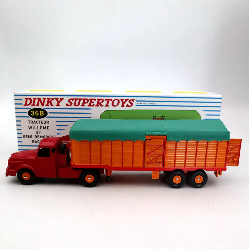 Коллекционные модели автомобилей Tiguan Dinky toys 36B для трактора Willeme ET полуприцепа