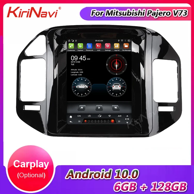 Автомагнитола KiriNavi 10 4 дюйма Android 0 для Mitsubishi Pajero V73 V77 V68 V75 автомобильный стерео