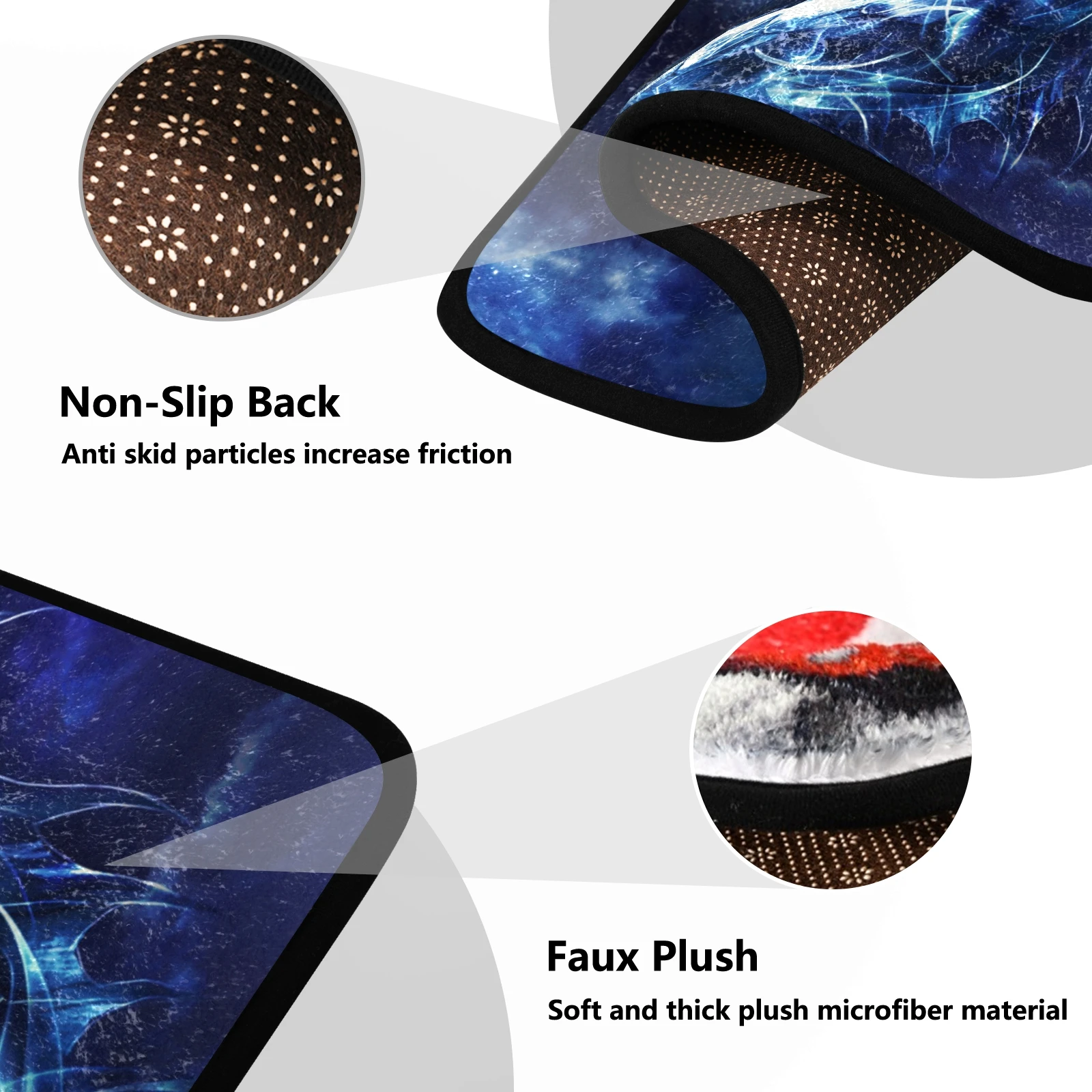 Коврики для ванной с принтом волка 2 шт./комплект | Дом и сад