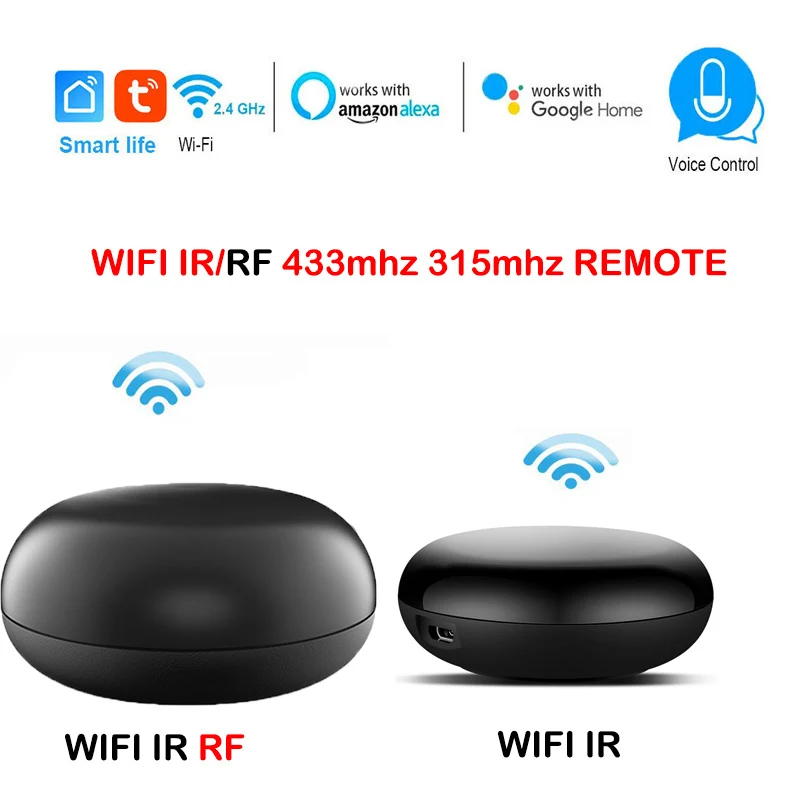 Tuya wifi ir rf пульт дистанционного управления совместимый с alexa google home умный