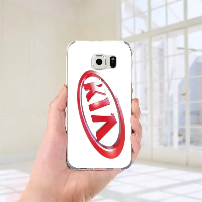 Мягкие чехлы для телефонов samsung Galaxy S2 S3 S4 S5 Mini S6 S7 S8 S9 S10 Edge Plus Lite Note 8 9 Coque Shell Love логотип Kia корейский