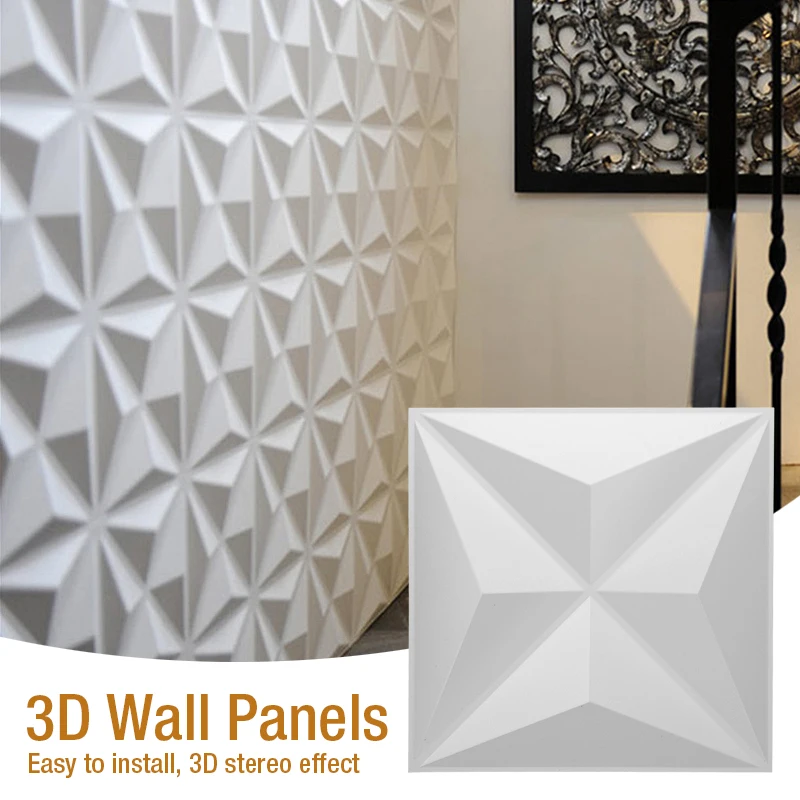 3D Трехмерные настенные стикеры 30x30 см декоративные обои для гостиной