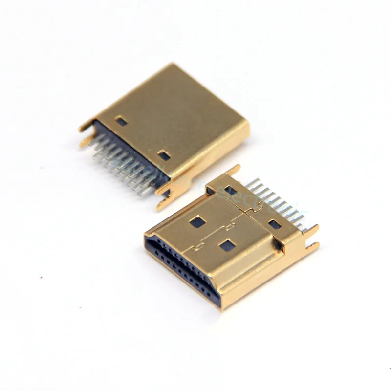 5 шт. 19 Pin штекер интерфейс HDMI-совместимый разъем 2 ряда контактов 19Pin 1 6 мм интервал