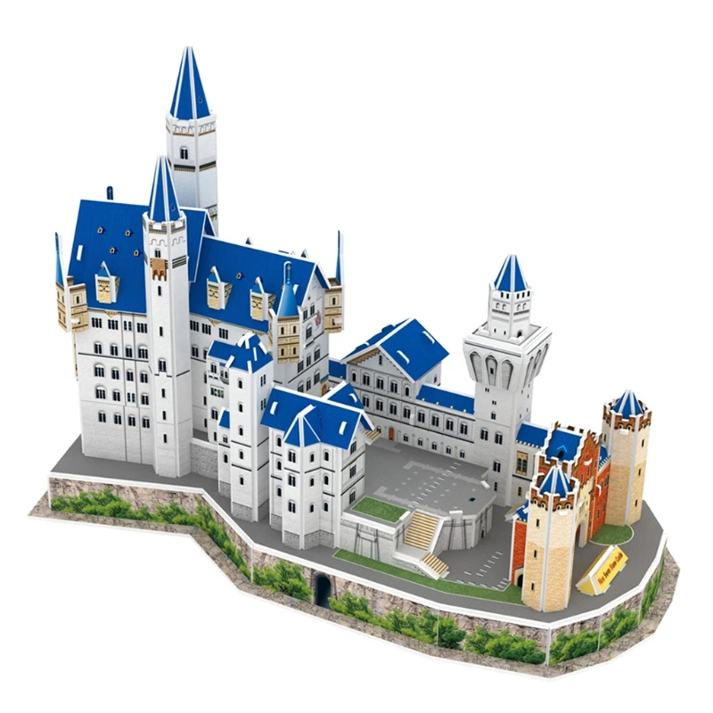

3D Neuschwanstein Castle Puzzles for Adults and Teens Germany Architecture Building Model Kits intelligence toys