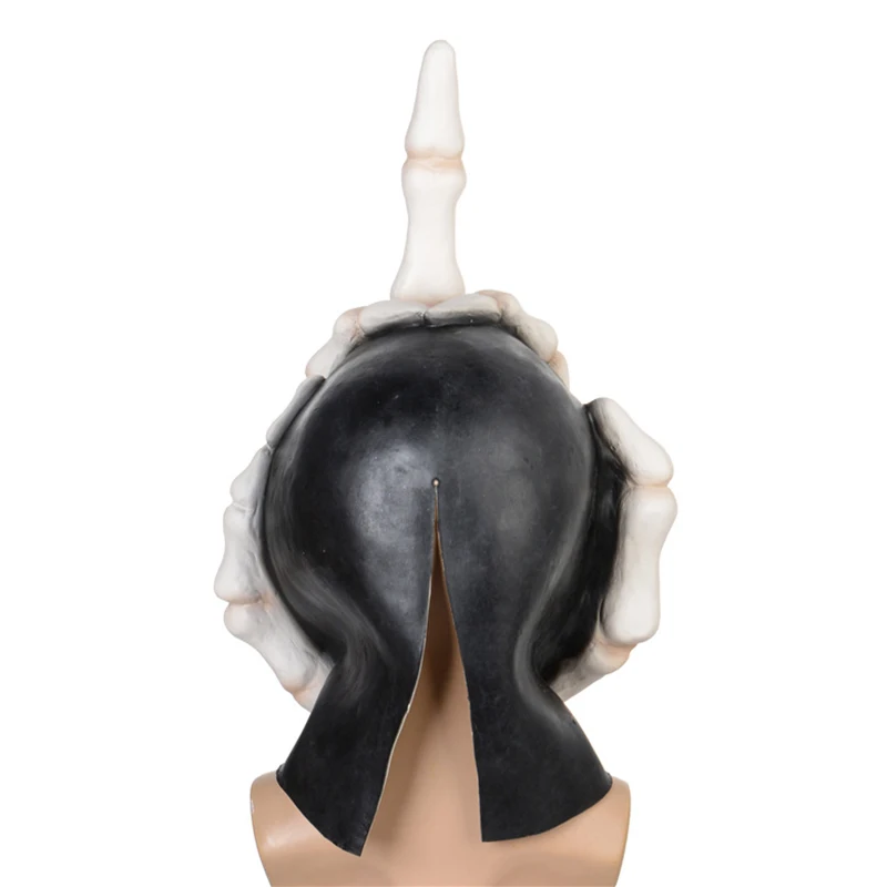 Вертикальная маска среднего пальца из дышащего латекса для Хэллоуина, косплея и карнавала - реквизит для костюма. (Прим. перев.: в оригинале название имеет опечатки и грамматические ошибки)