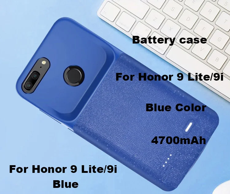 Чехол с аккумулятором для Huawei Honor 10 Lite 2019 P Smart 4700 мАч мягкий ТПУ чехол питанием 9 20/20