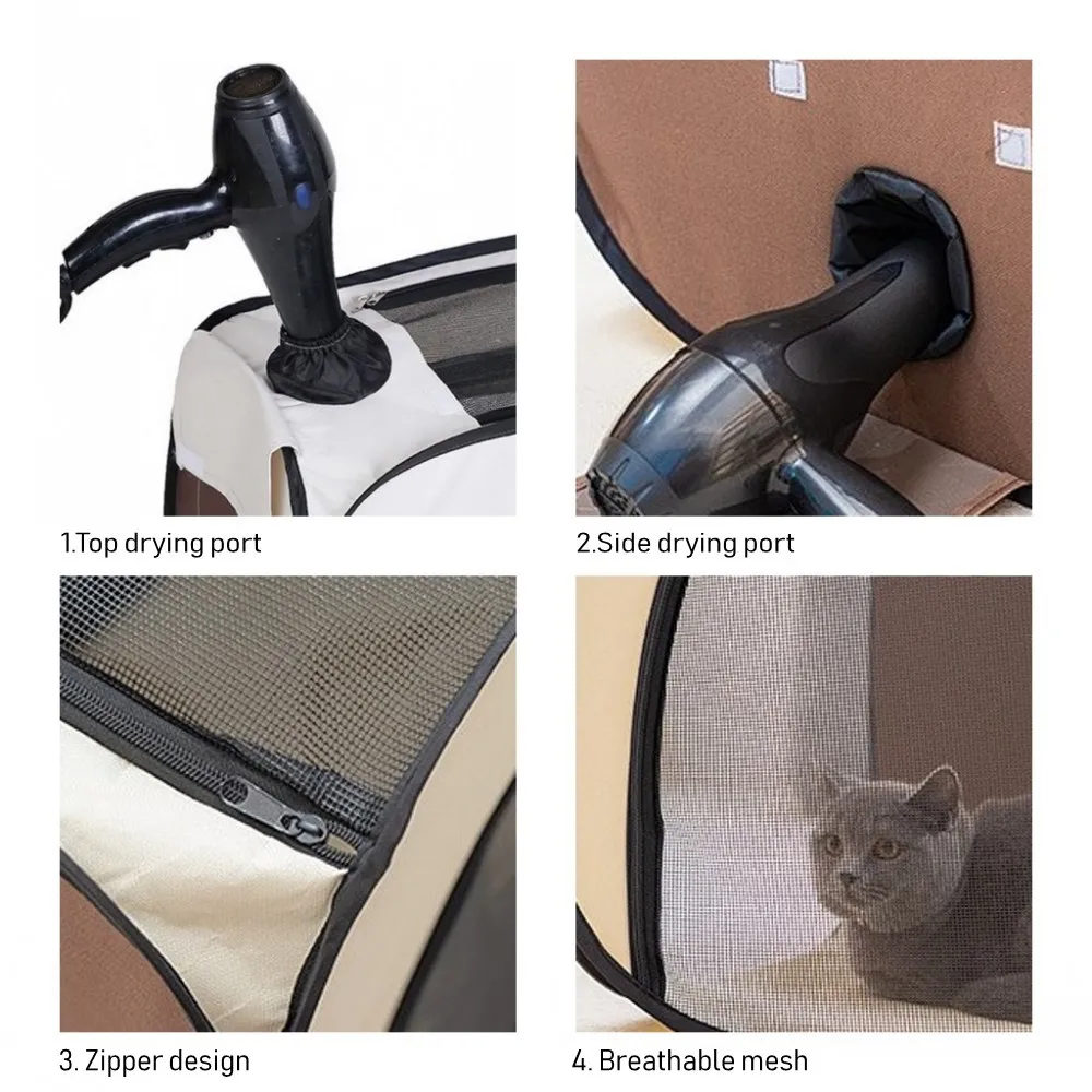 Сушилка для домашних животных складная палатка выдувания и переносная клетка