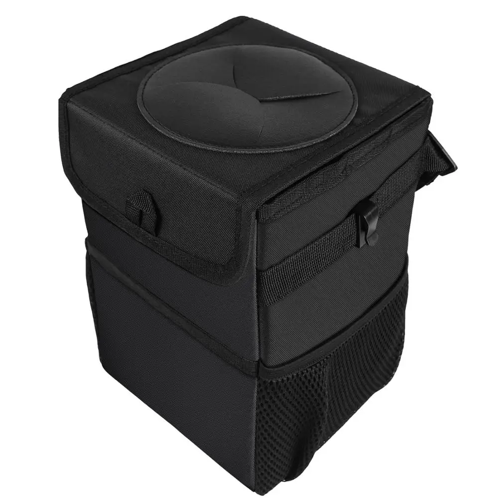 Hot sale custom 3D waterproof folding Oxford cloth car trash can back-mounted storage box bag inter accessories |