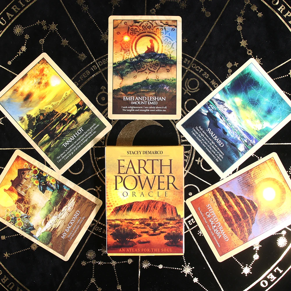 

Earth Power Oracle An Atlas for the Soul Tarot With Guidebook Card Game Board Beautiful Cards Fox Tarot family Divination