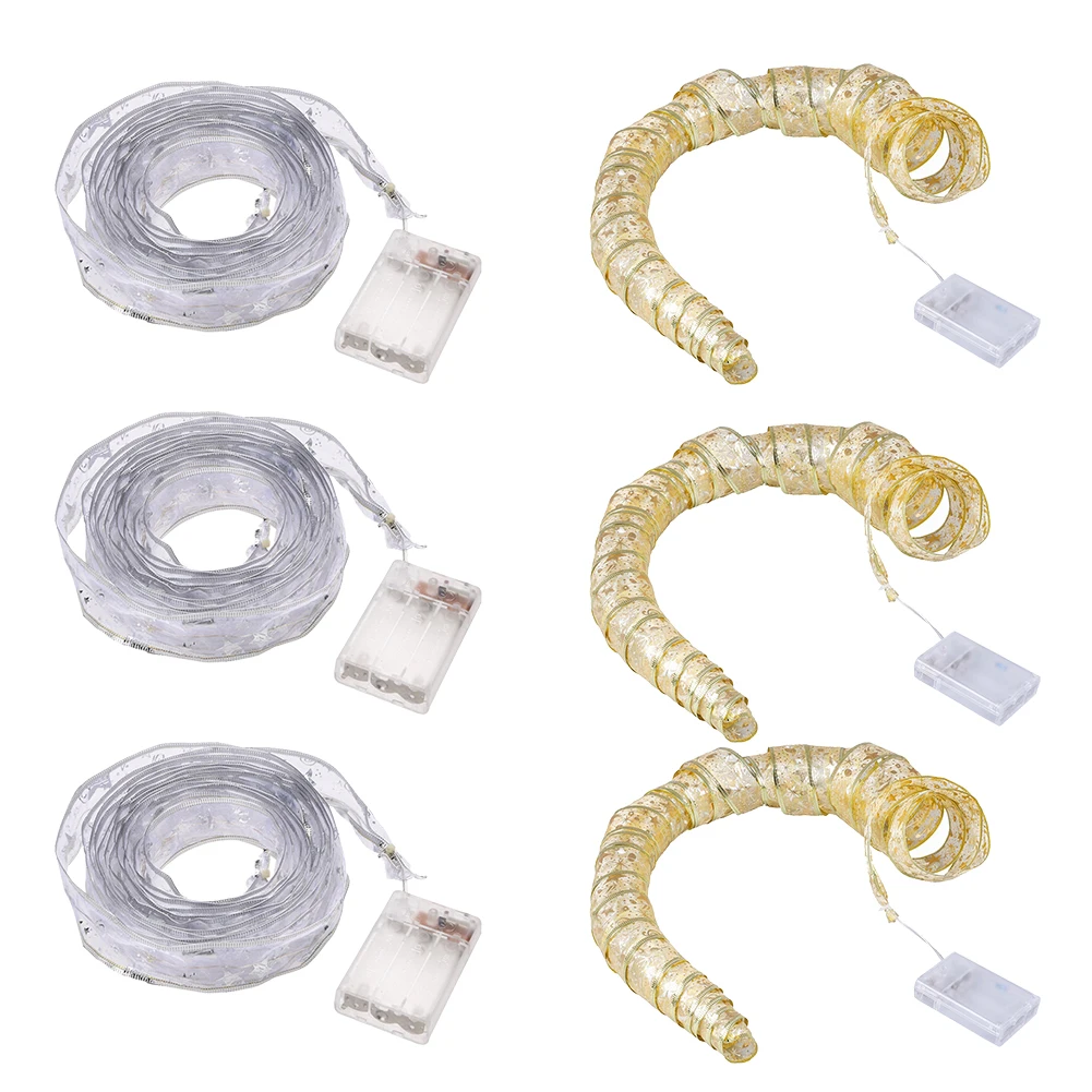 

Рождественская гирлянда с бантами, 4 м, 40 светодиодов