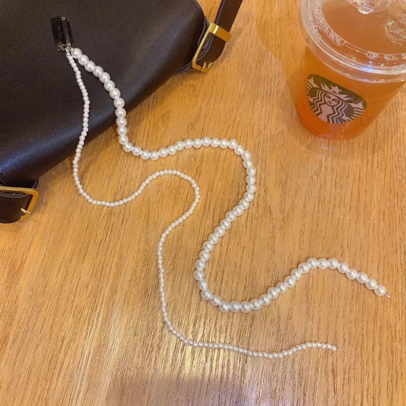 

Pearl Braided Hair Chain Fairy Temperament Lady Tassel Bow Hairpin Clip Headdress 2021 Trend Jewelry Women And Girls