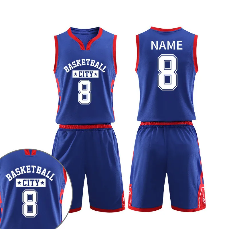 

New season customizable team basketball uniforms, competition training jerseys, quick-drying and breathable vests